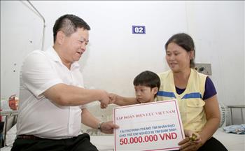 EVN Funded the Operation Fee for  Three Poor Pediatric Patients