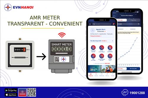 Installing AMR meters: A step in EVNHANOI's digital transformation