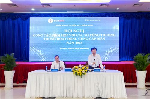 EVNSPC cooperates with 21 Industry and Trade Departments in the South to remove difficulties in power supply activities