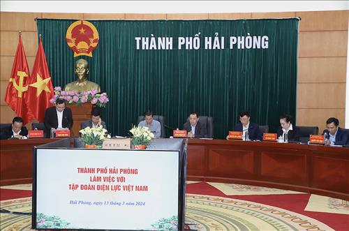 EVN strives to ensure power supply for the strong growth of Hai Phong city